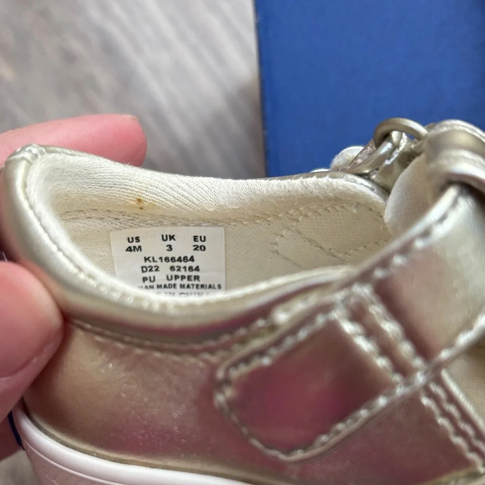 Keds Gold baby girl Shoes with Flower Detail